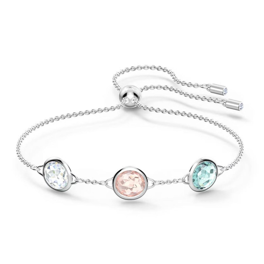 Monemel Swarovski® Crystals Silver Tennis Bracelet 